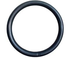 Péraline Cobertura de Volante Imitação Pele Preto Preto - 03.00290