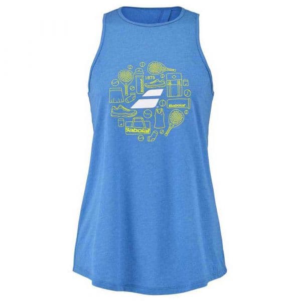 Babolat Padel Cotton Sleeveless T-shirt Azul M Mulher