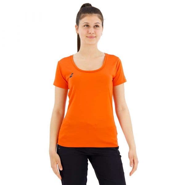 Babolat Play Short Sleeve T-shirt Vermelho L Mulher