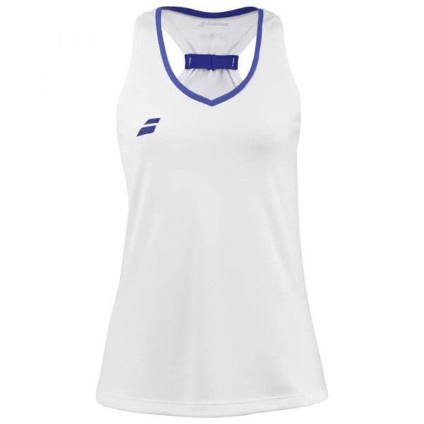 Babolat Play Top Sleeveless T-shirt Branco L Mulher