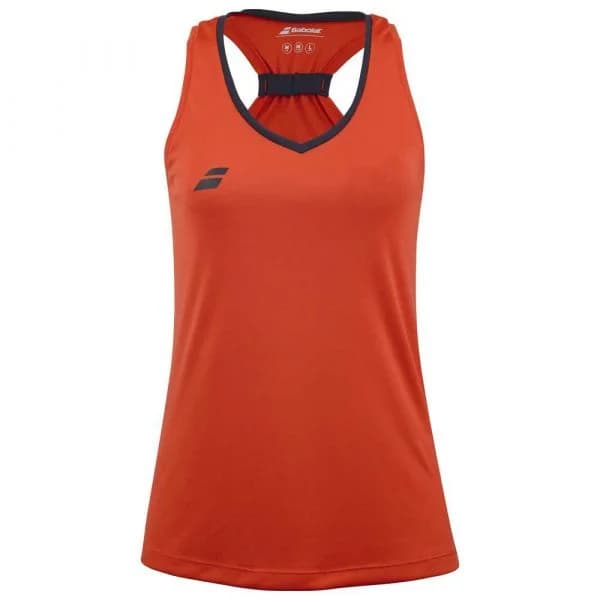 Babolat Play Top Sleeveless T-shirt Laranja XO Mulher