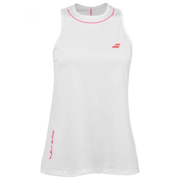 Babolat Strike Sleeveless T-shirt Branco XS Mulher