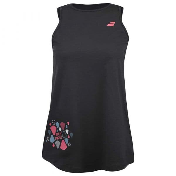 Babolat Cotton Sleeveless T-shirt Preto L Mulher