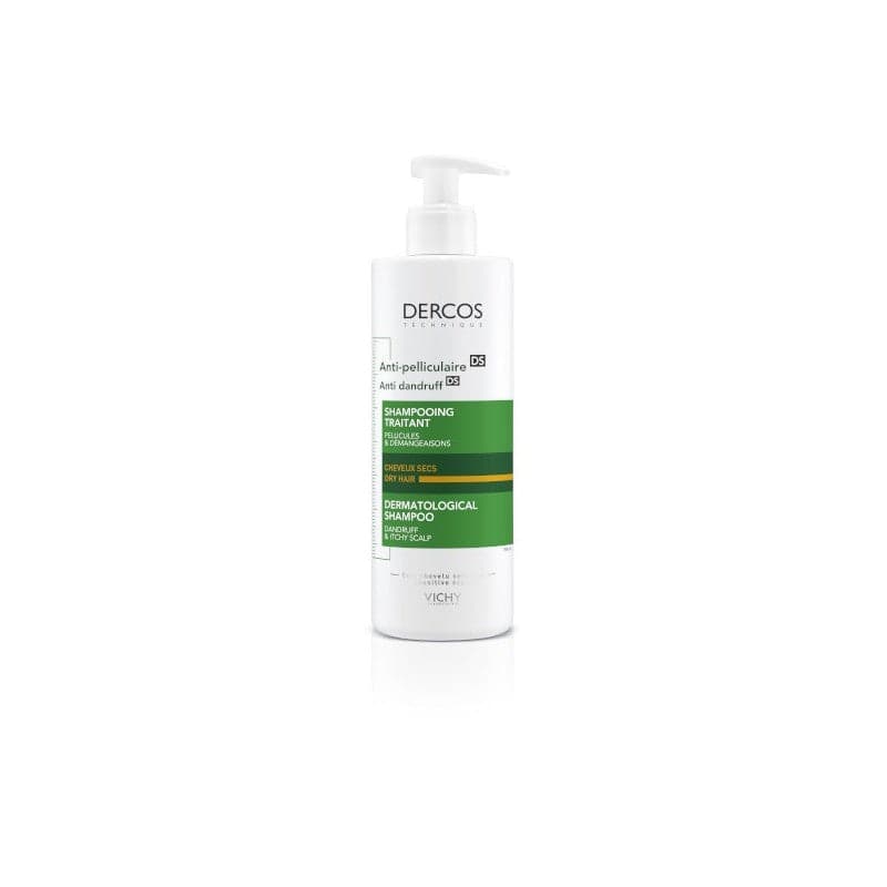 DERCOS ANTICASPA CHAMPÔ CABELOS SECOS 390ML | WOWFARMA