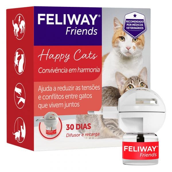 Feliway Friends Difusor Elétrico + Recarga 48ml
