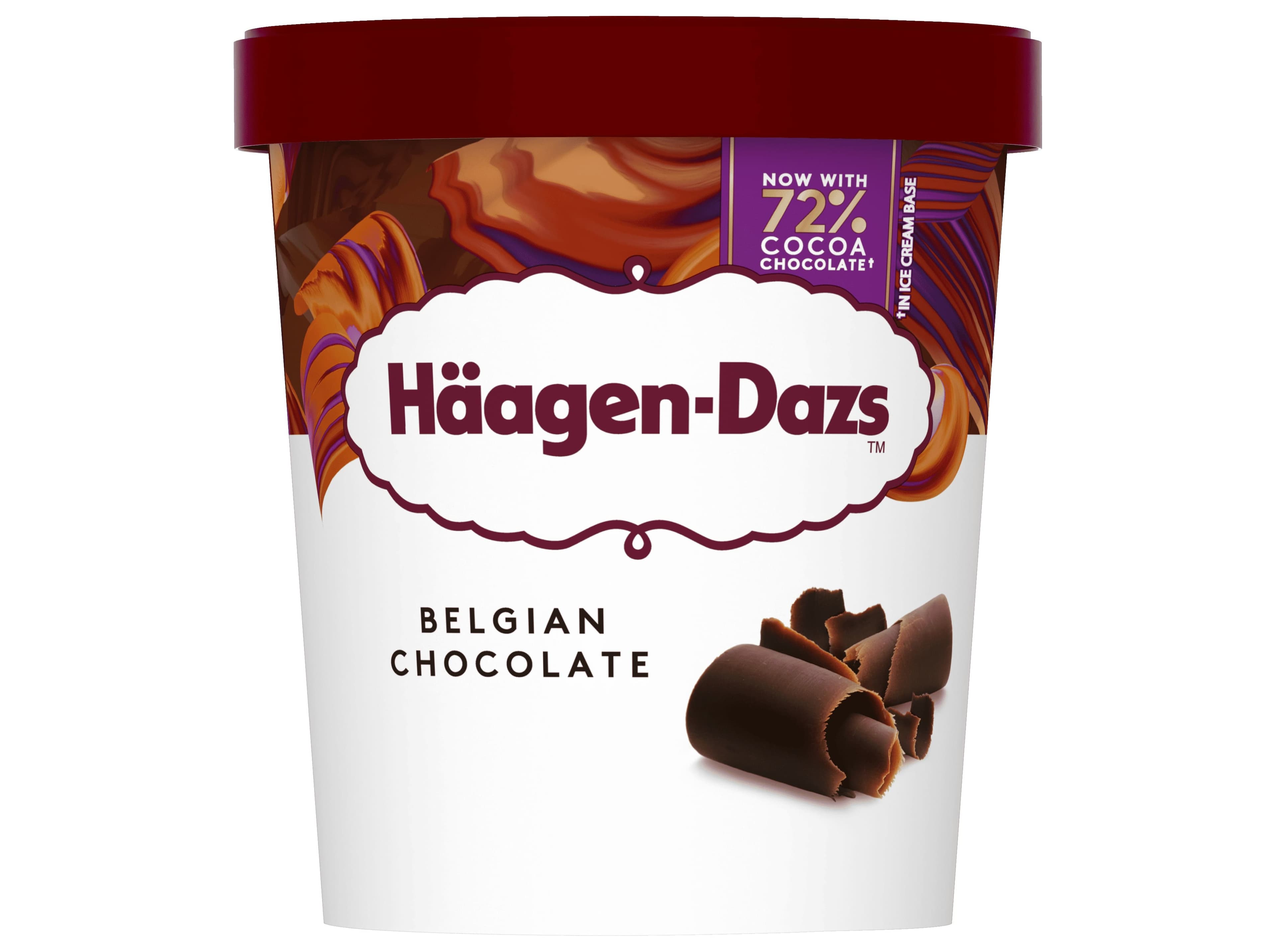 GELADO HÄAGEN-DAZS CHOCOLATE BELGA 460ML