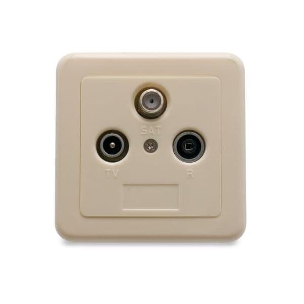 METRONIC TOMADA ENCASTRAR TV M/FM/SAT F 437215