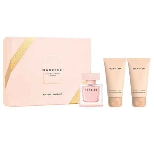 Narciso Rodriguez Narciso Cristal Woman Eau de Parfum 50ml + Leite Corporal 50ml + Gel de Banho 50ml Coffret