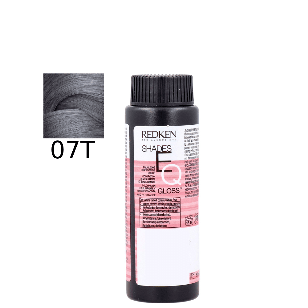 Redken Shades EQ Bonder Inside Coloração Capilar Demi-Permanente Tom 07T Steel 3x60ml