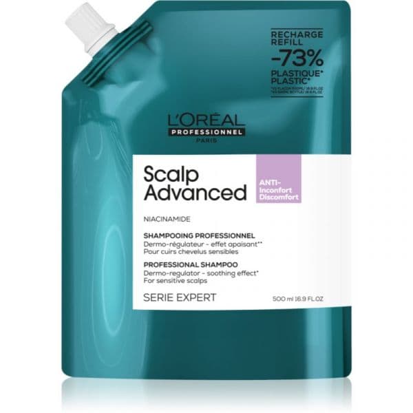 L'Oréal Professionnel Serie Expert Scalp Advanced Shampoo para o Couro Cabeludo Sensivel e Irritado 500ml