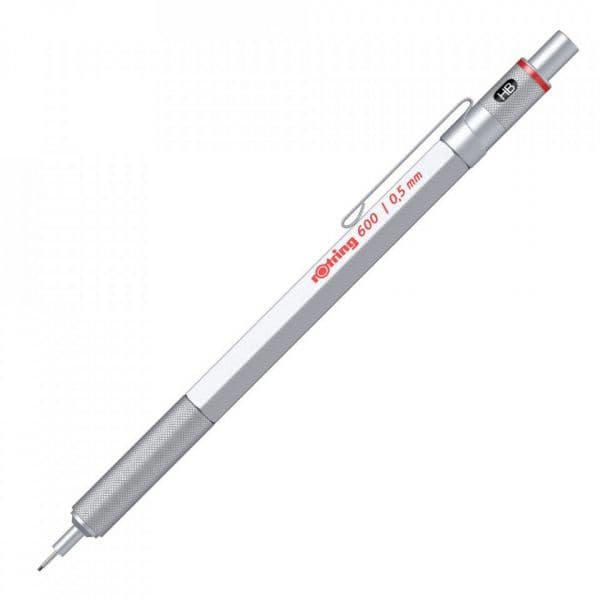 Rotring Lapiseira 0.5mm 600 Silver