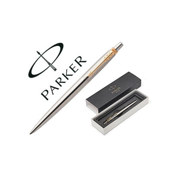 Parker Esferográfica Jotter Aço GT Tinta Azul