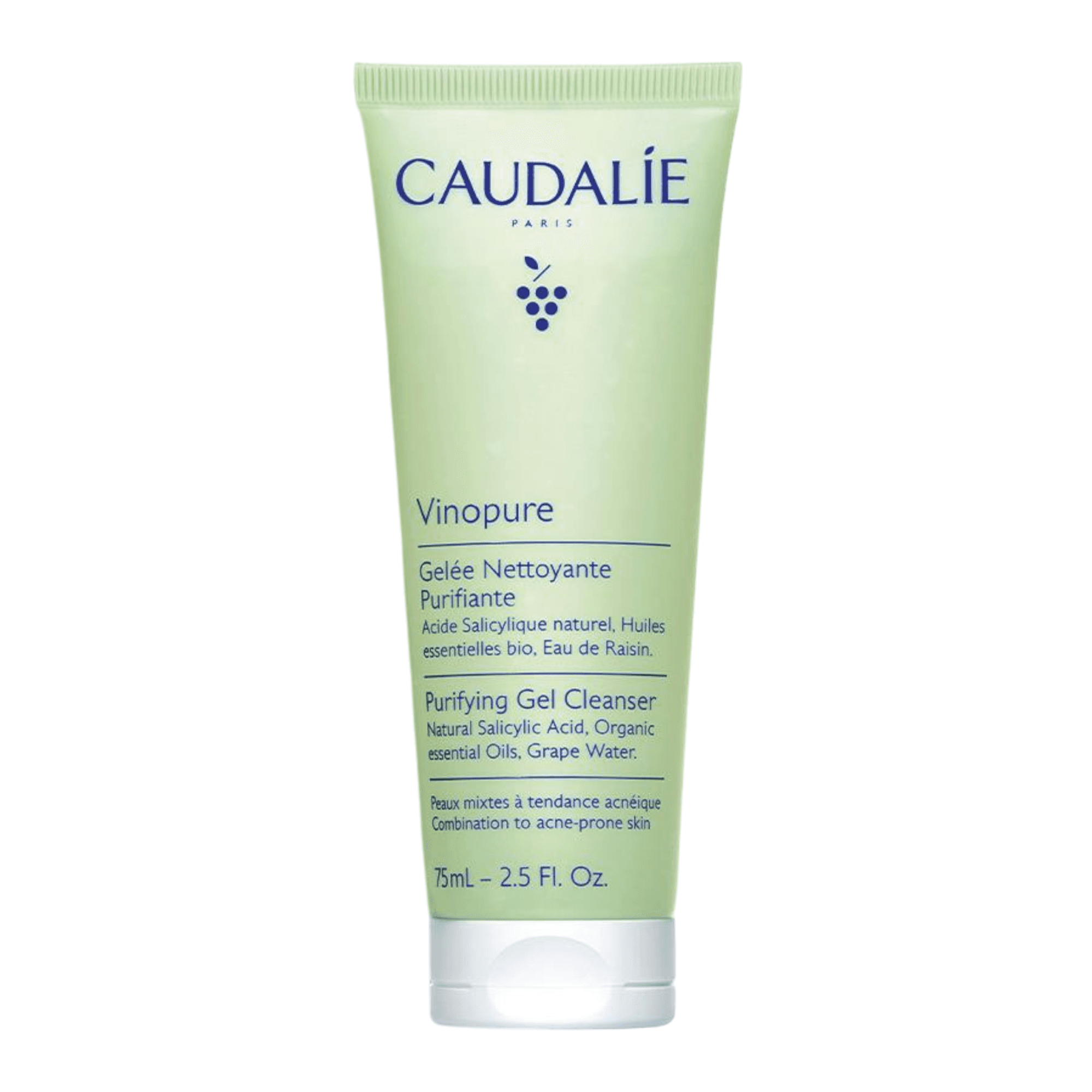 Caudalie Vinopure Gel de Limpeza Facial Purificante 75ml