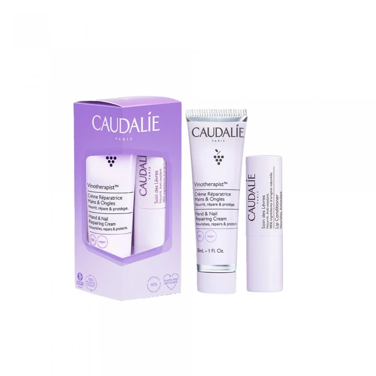 Caudalie Vinotherapist Duo Delicioso Mãos & Lábios Coffret