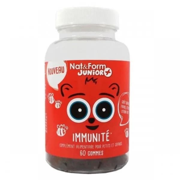 Nat&Form Júnior Super Ursinhos Imunidade 60 Unidades