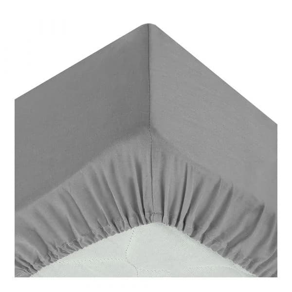 Atmosphera Lençol Ajustável Cor Cinza 90x190cm