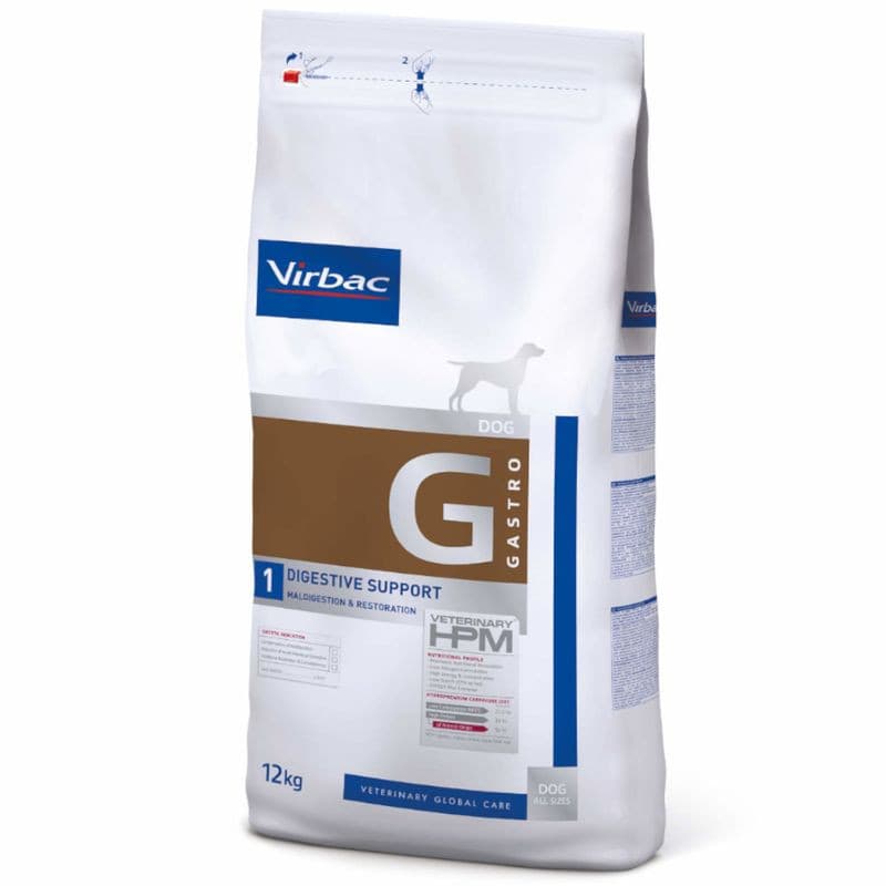 Virbac Vet Hpm G1 Gastro Digestive Support Dog 12Kg