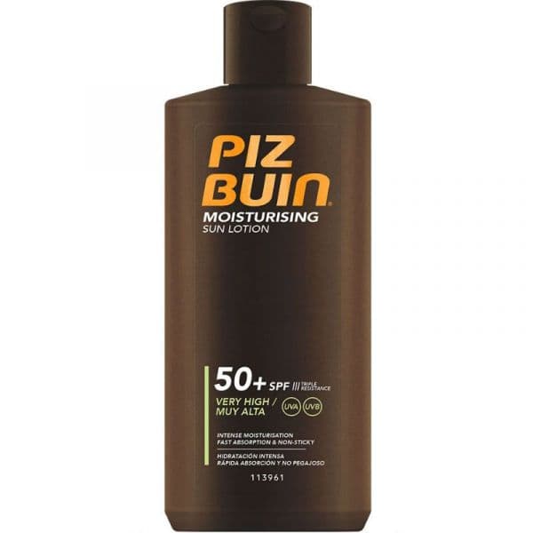 Protetor Solar Piz Buin Moisturising Loção Hidratante SPF50+ 200ml