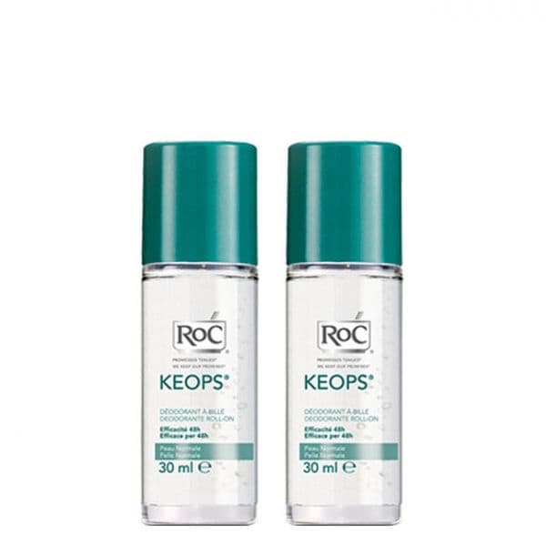 ROC Keops Desodorizante Roll-On 48h 2x30ml