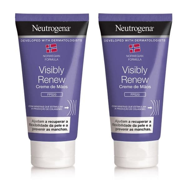 Neutrogena Creme de Mãos Anti-Envelhecimento SPF20 2x75ml