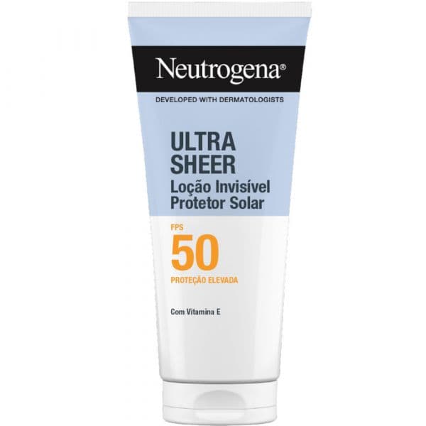 Protetor Solar Neutrogena Ultra Sheer Loção Hidratante FPS50 200ml
