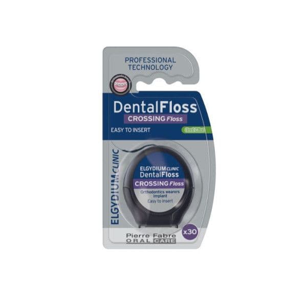 Elgydium Fio Dentário Crossing Floss Cool Mint 30 Unidades