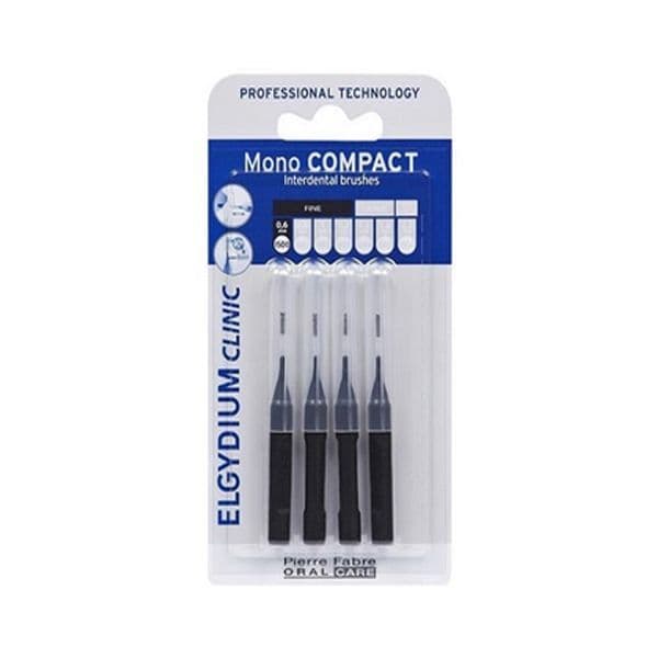 Elgydium Escovilhões Recargas Pretas 0.6mm