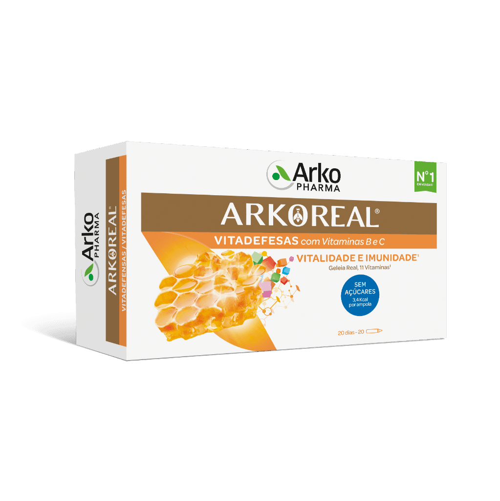 Arkoreal Geleia Vitaminas Laranja Sem Açucar 20amp