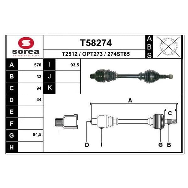 EAI Transmission / Astra H Manu Cdti - T58274
