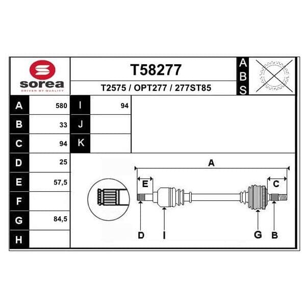 EAI Transmission / Astra H Manu 1,7 Cdti - T58277