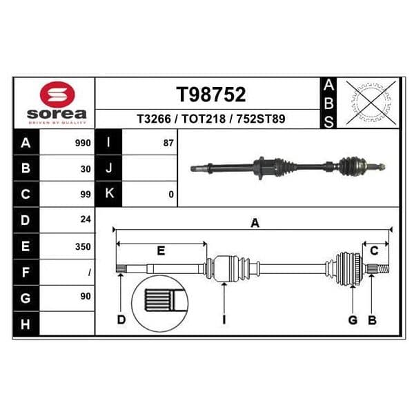 Eai Transmission / Toyota Verso Manu. - T98752