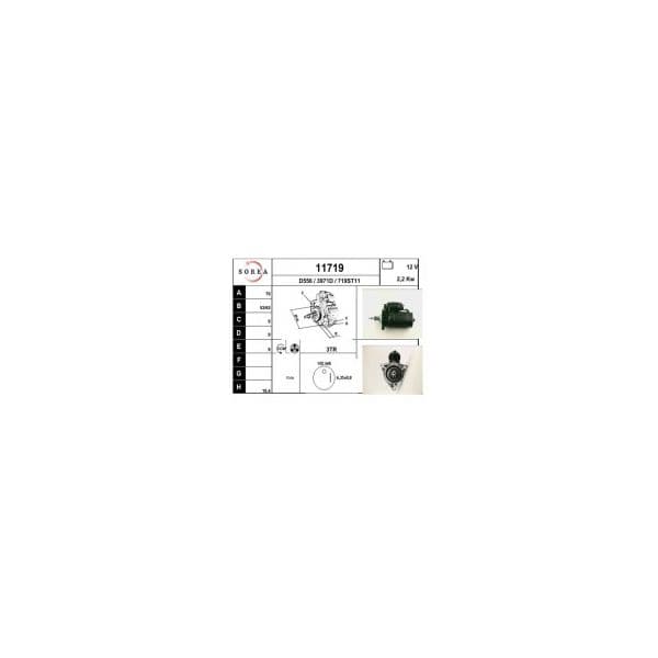 Eai Motores de Arranque / Multivan 2.4l D 11719