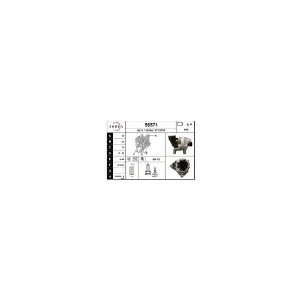 Eai Alternador / Bmw 320i 56571