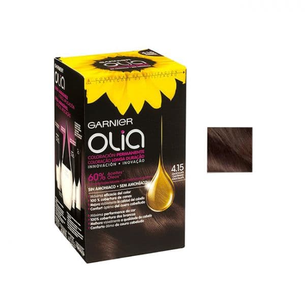 Garnier Olia Coloração Permanente Tom 4.15 Chocolate