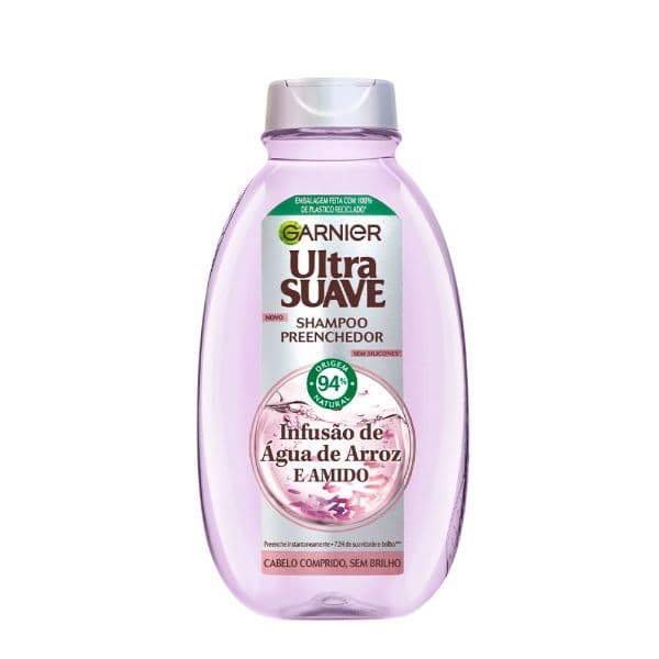 Garnier Ultra Suave Infusão de Água de Arroz Shampoo Preenchedor 400ml