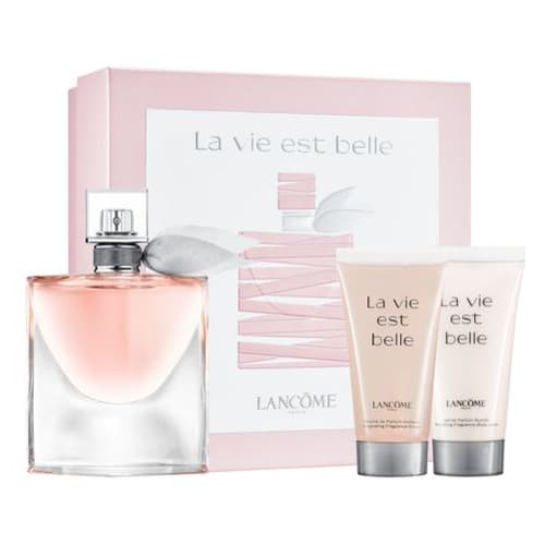La Vie Est Belle Gift Set EDP 50 ml, Body Lotion La Vie Est Belle 50 ml e Gel de Banho La Vie Est Belle 50 ml