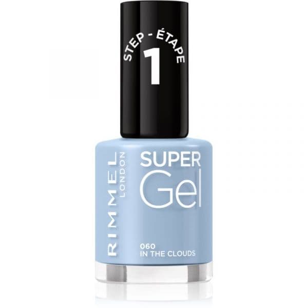 Rimmel Super Gel Unhas de Gel sem Usar Lâmpada UV/LED Tom 060 In the Clouds 12ml