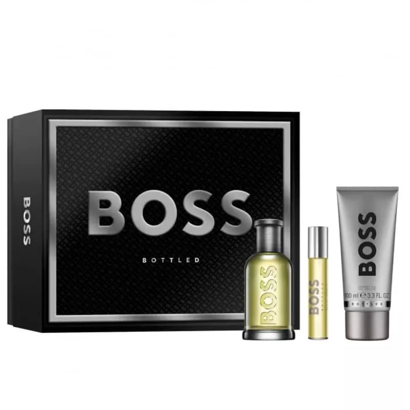 Boss Bottled No.6 Gift set EDT 100 ml, shower gel 100 ml and miniature EDT 10 ml