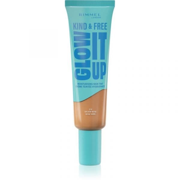 Rimmel Base Líquida Kind & Free Glow It Up Tom #210-golden Beige 30ml
