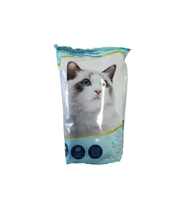 Pérolas de Sílica Gel Aglomerante Cristais Azuis Carrefour 5 Lts Areia para Gato - Campet