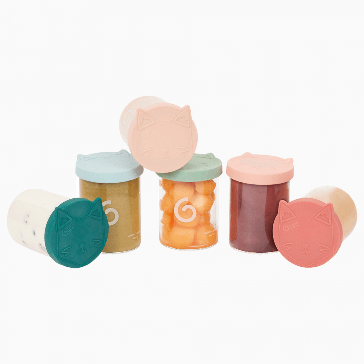 Babymoov 6 Recipientes 250ml Vidro Isy