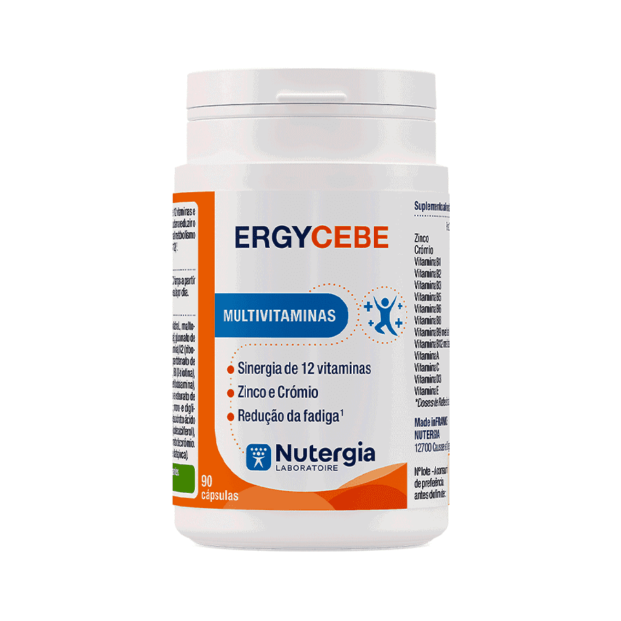 ErgyCebe - 90 Cápsulas - Nutergia