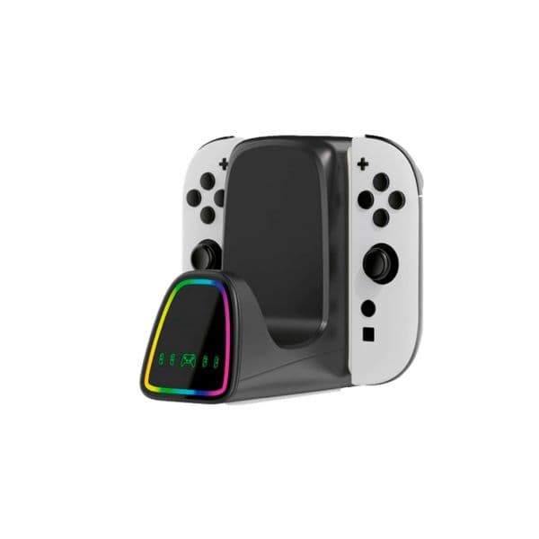 Nacon A55617079 Carregador 4 Joy-Con 1 Comando Pro RGB Nintendo Switch 2