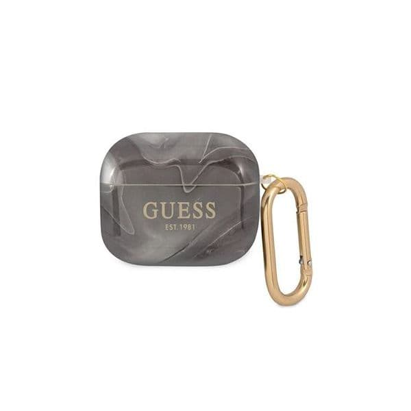 Guess Capa AirPods 3 Original Marble Black