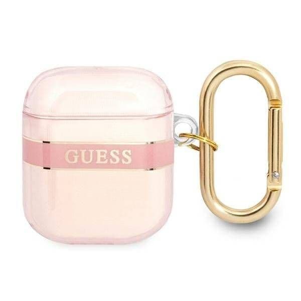 Guess Capa Gua2Hhtsp AirPods Pink Pink Strap Collection