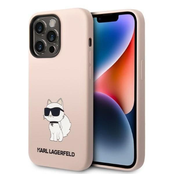 Karl Lagerfeld Capa Rígida para iPhone 14 Pro Pink