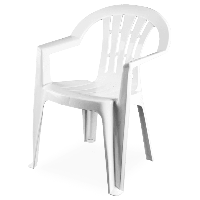 Pack 160 Cadeiras Casablanca com Braços Branco