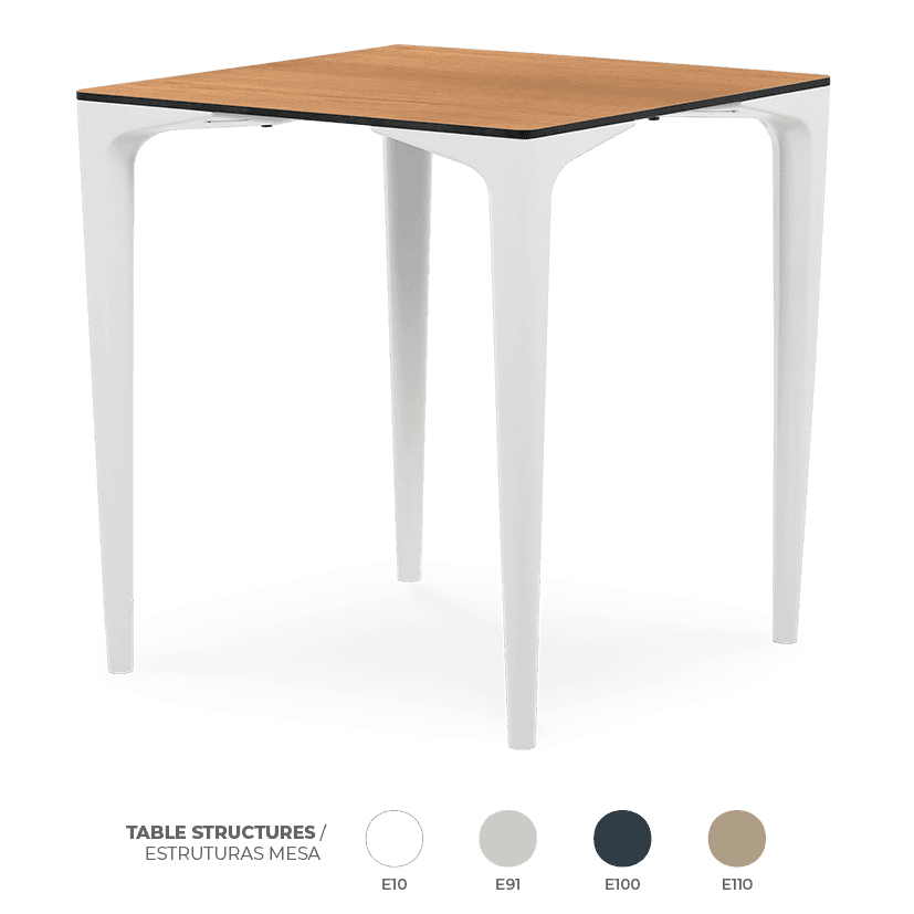 Pack 10 Mesas Spike Cottage Oak