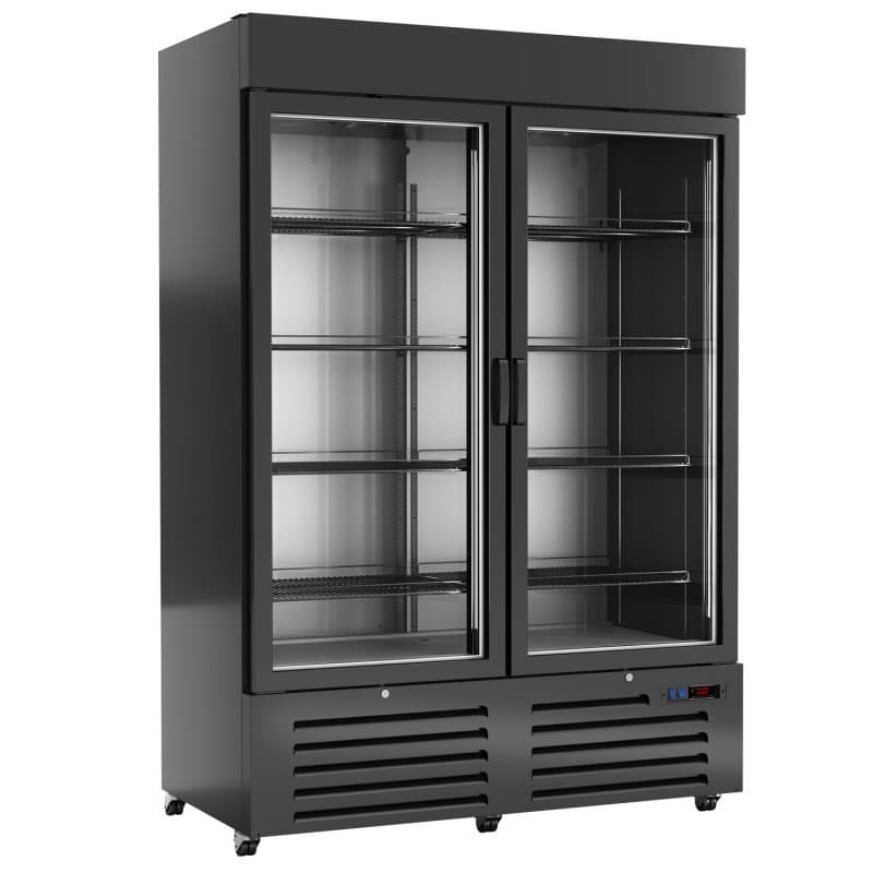 Armário Refrigerado Supermercado 2 Portas De Vidro 1376x726x2025