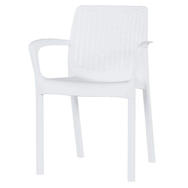 Pack 40 Cadeiras Indy Rattan Branco
